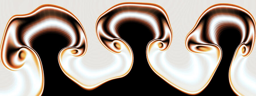 Three Heads Are Better Digital Art by Vic Eberly