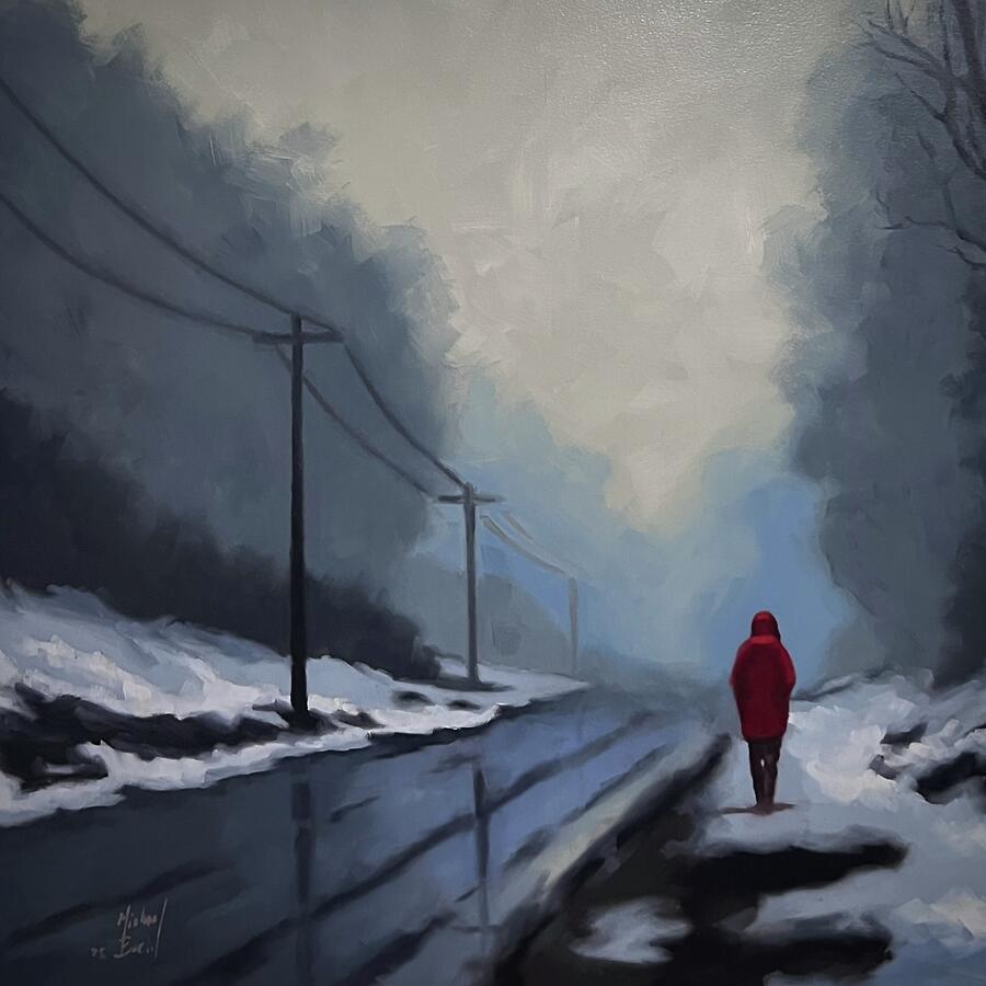 Time to Think Painting by Michael Boehl