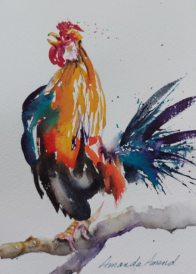 Top o the Morning Painting by Amanda Amend