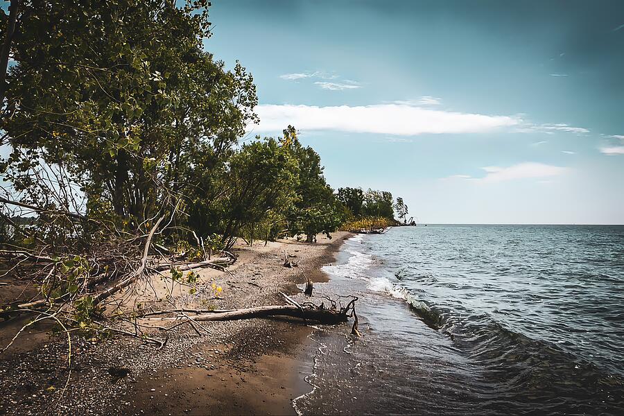 Tranquil Shores Serenity by the Seaside Photograph by Travel Essayist