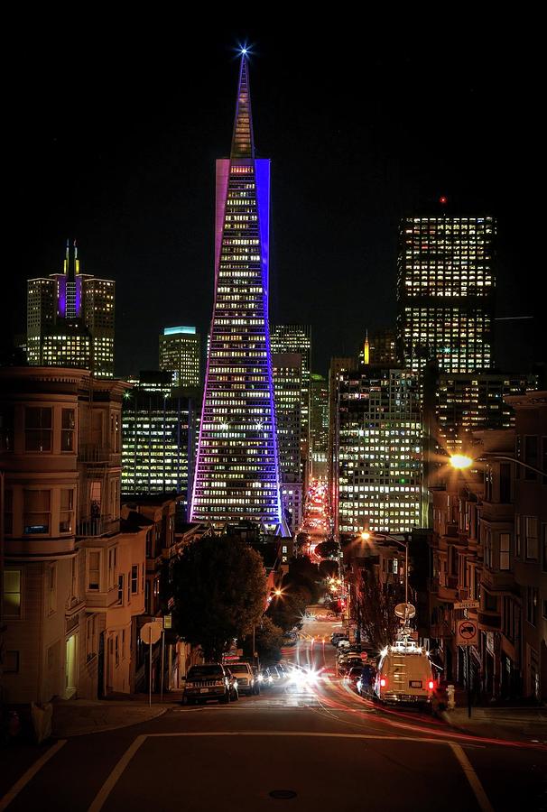 Transamerica Blue Photograph by Louis Raphael