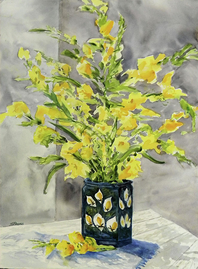 Travel Treasures #1 Painting by Sheila Parsons