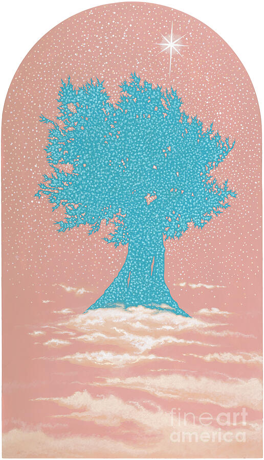 Tree of Souls from Triptych For Rivera Funeral Home Painting by William Hart McNichols
