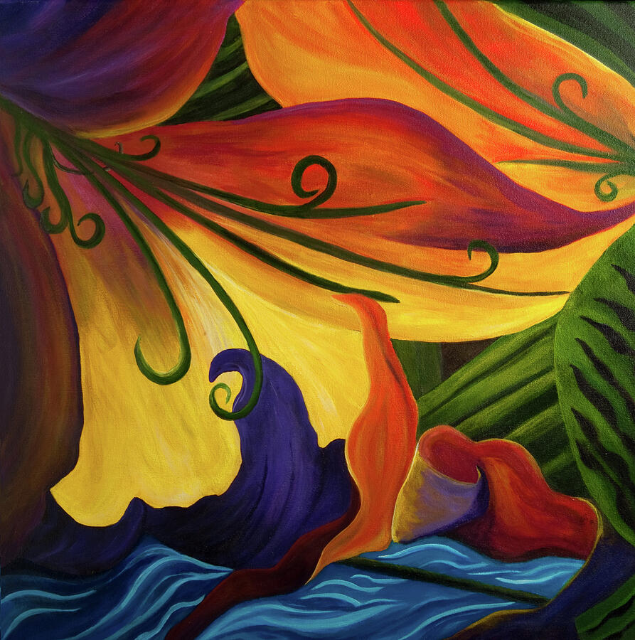 Tropic Hideaway Painting by Art From the Heart