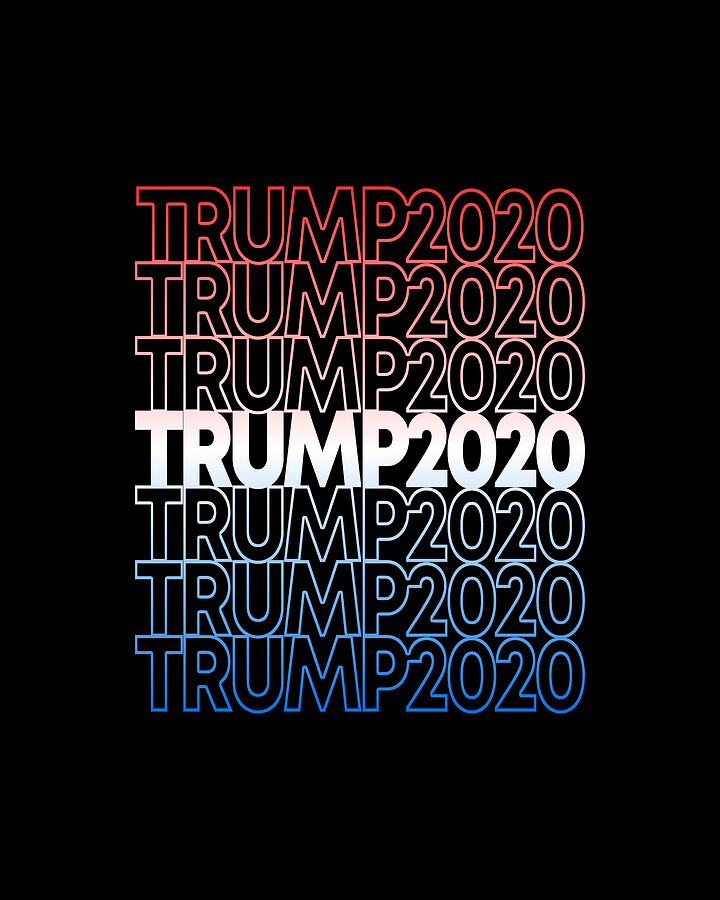Trump 2020 Retro Donald Trump for President Digital Art by Flippin Sweet Gear
