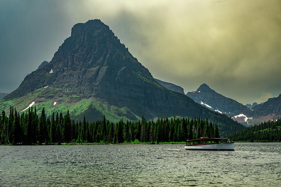 Two Medicine Lake Photograph by Matt Halvorson