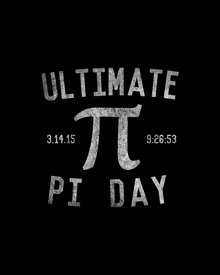 Ultimate Pi Day Retro Digital Art by Flippin Sweet Gear