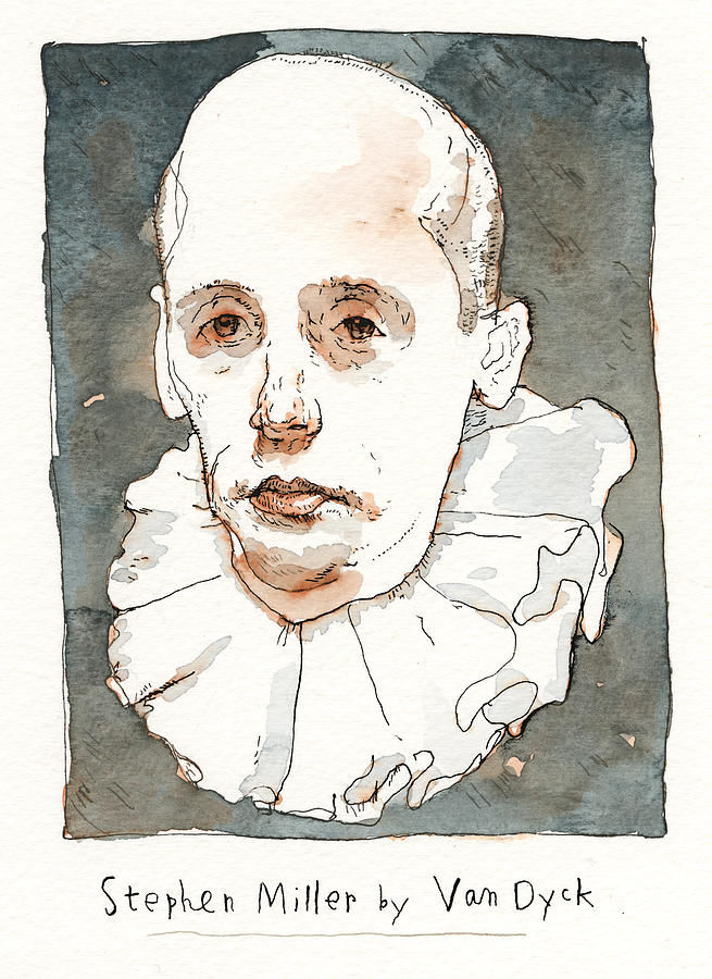 Updates to the Trump Portrait Gallery Painting by Barry Blitt