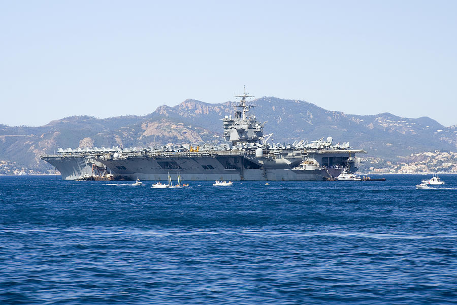 USS Enterprise Aircraft Carrier Photograph by Pkm1