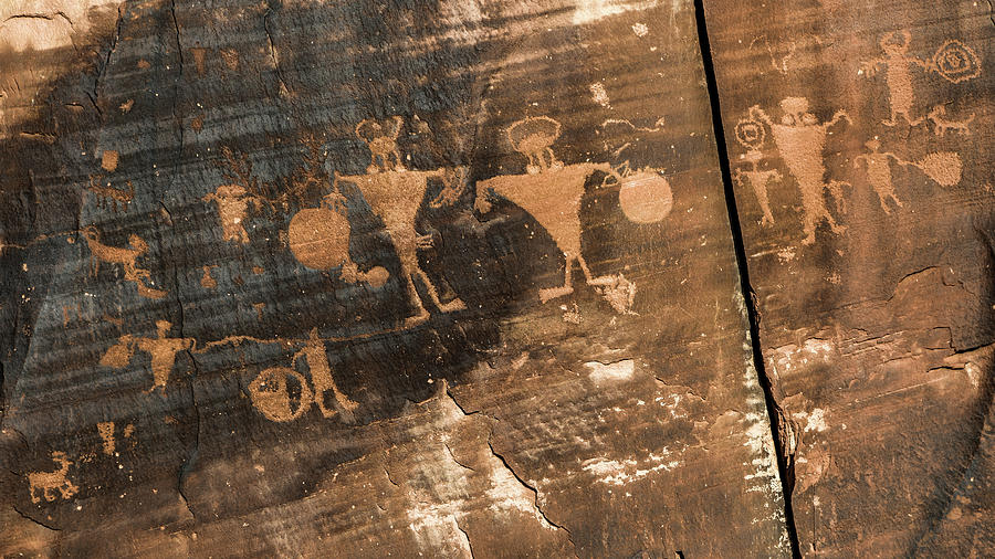 Utah Archaic Alien Petroglyphs by Anthony Sacco