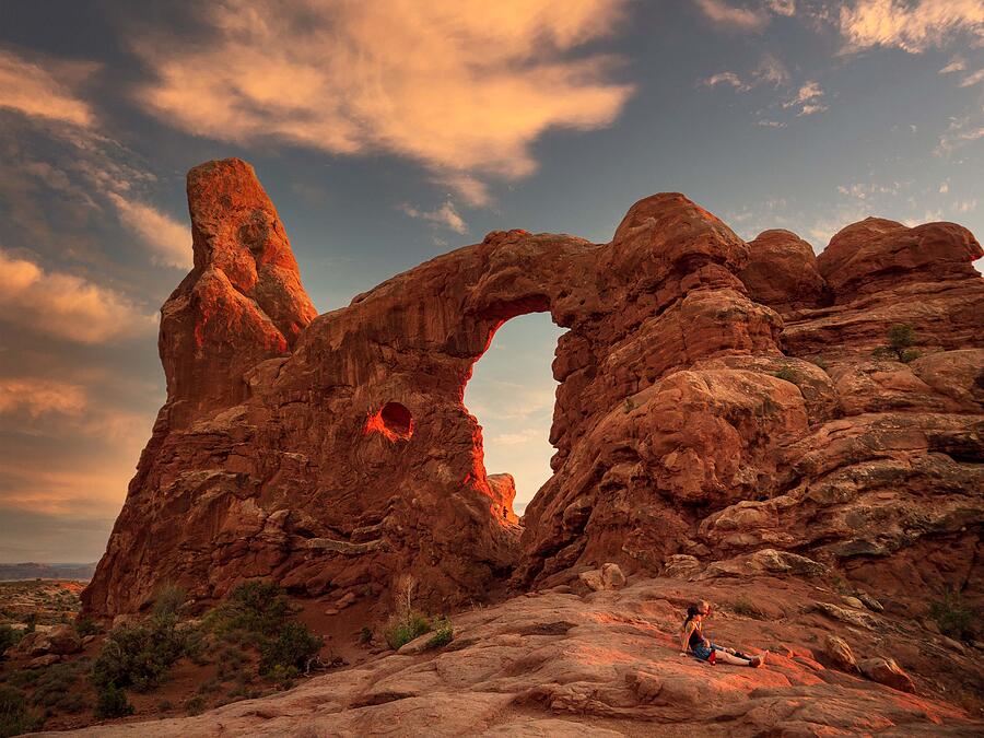 Utah - Arches - Sunset Photograph by Robert Niemeier