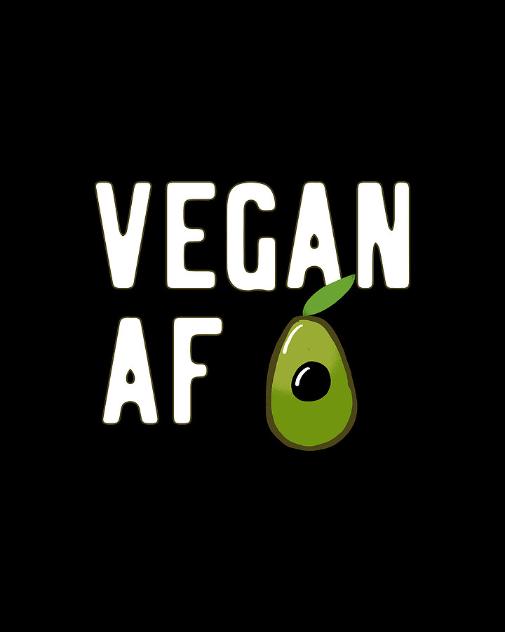 Vegan AF Digital Art by Flippin Sweet Gear