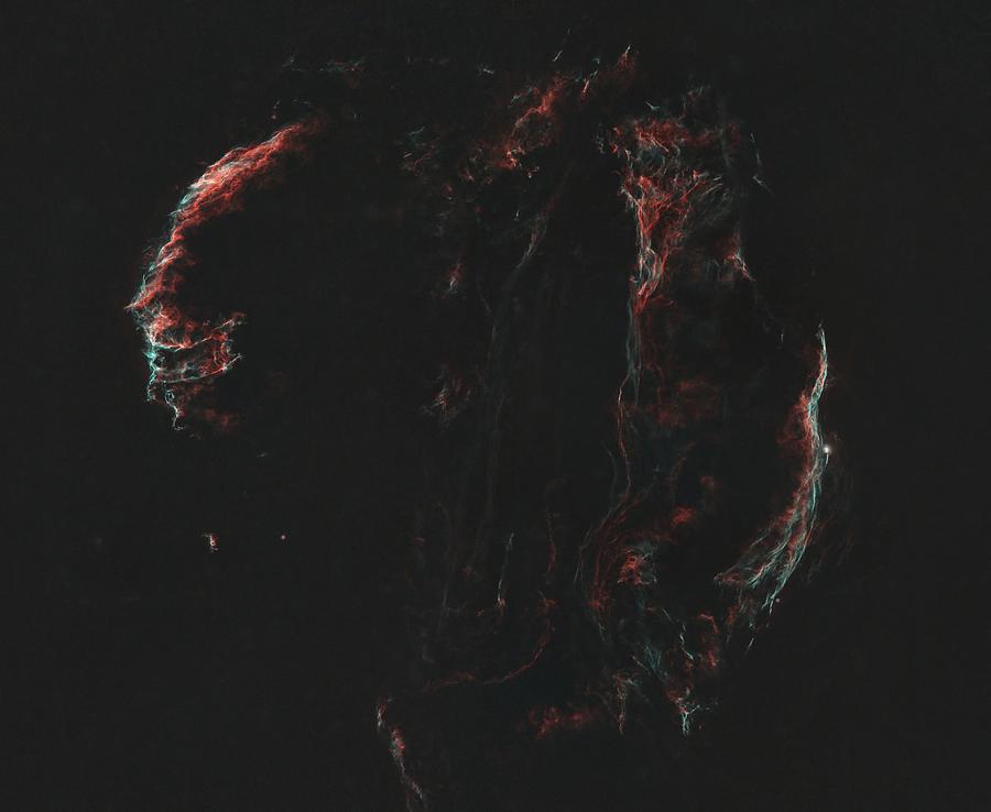 Veil Nebula Complex starless Photograph by Brian Weber