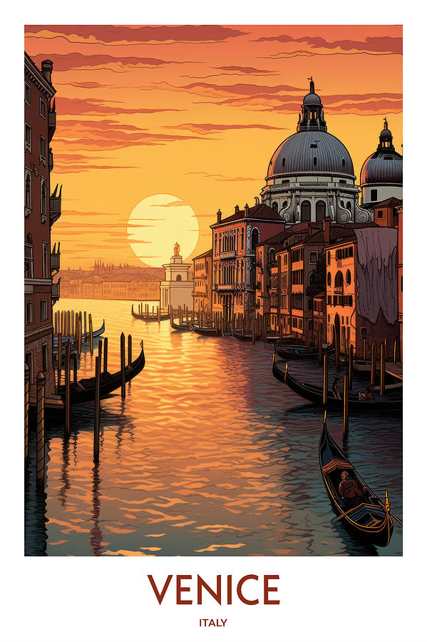 Venice Italy Painting by Land of Dreams