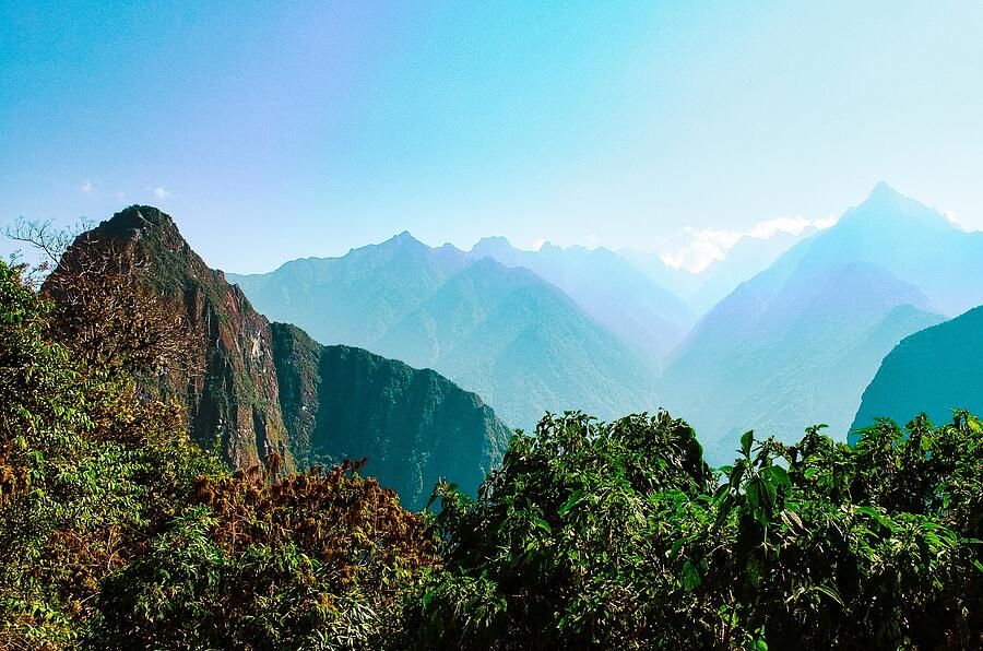 Verdant Foliage and Majestic Mountains Machu Picchu, Peru Photograph by Travel Essayist