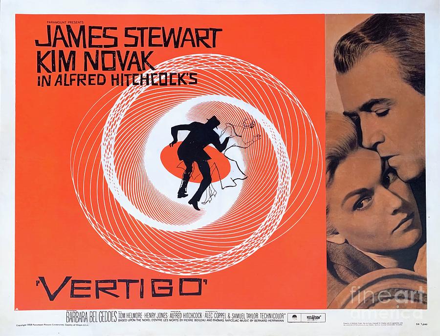 Vertigo  - Theatrical Poster #1 Digital Art by Antonios Valamontes