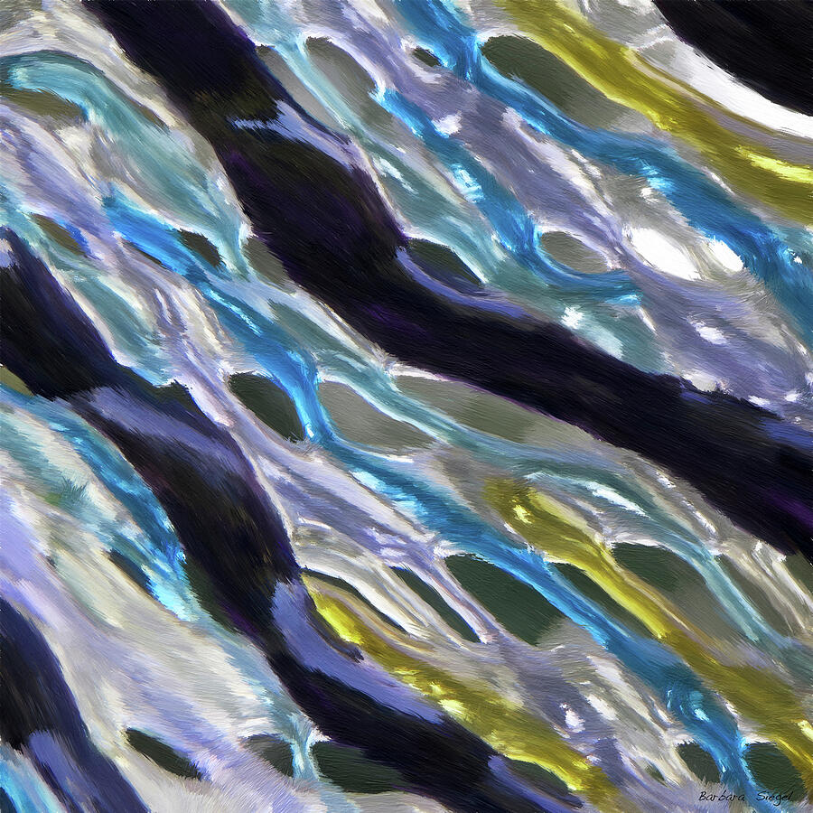 Vibrant Abstract Flow Photograph - Vibrant Abstract Flow by Barbara Siegel