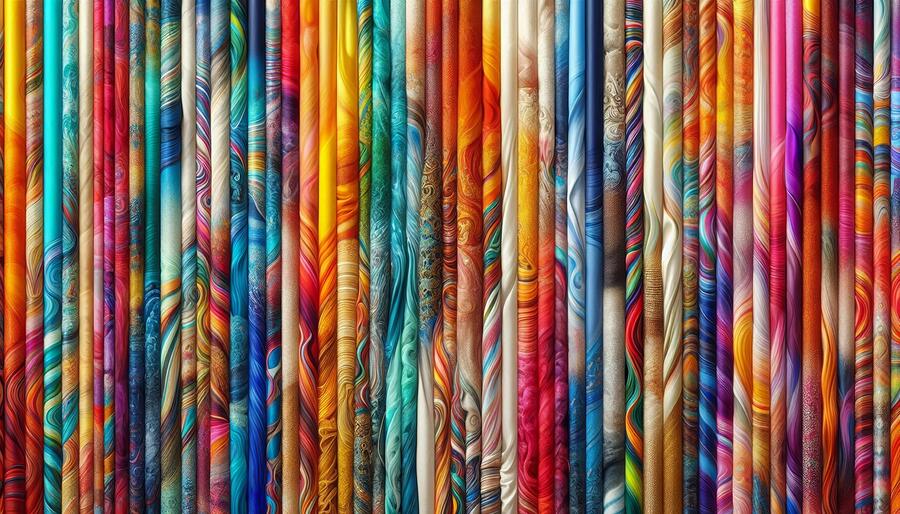 Vibrant Vertical Stripes Digital Art by Colin Hardman