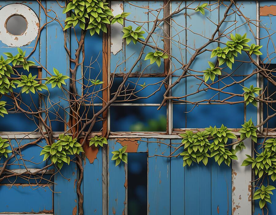 Vines Digital Art by Eris And AI