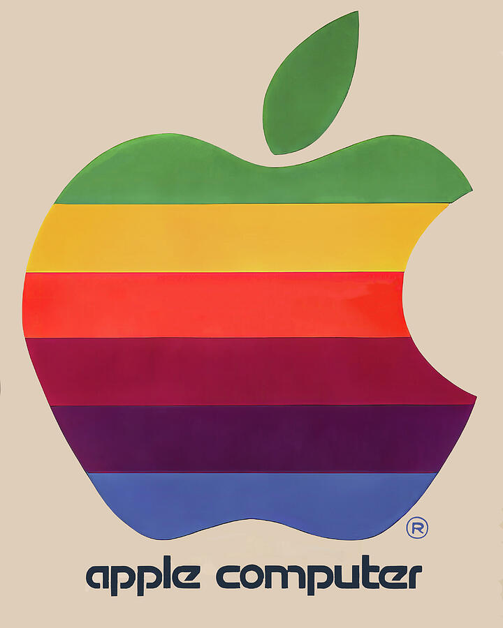 Vintage apple computer sign Photograph by Flees Photos