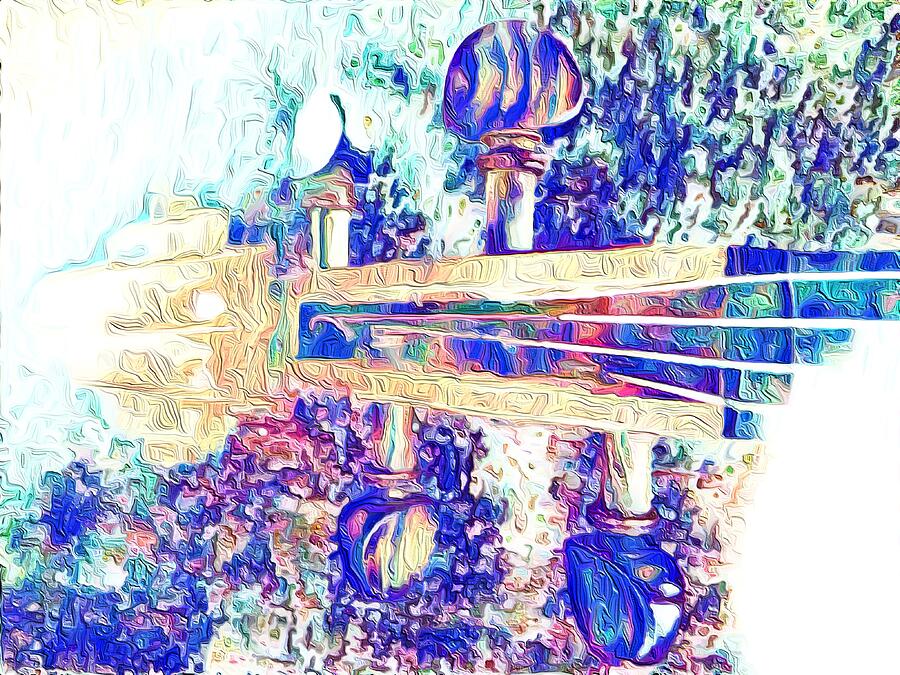 Viola Peg Box Two Mixed Media by Bencasso B