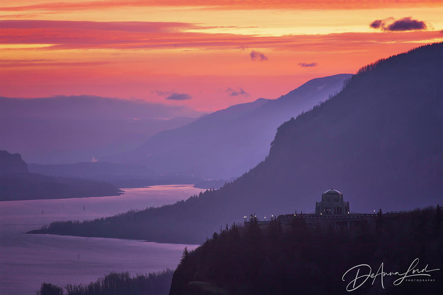 Vista House Morning Photograph by DeAnna Lord