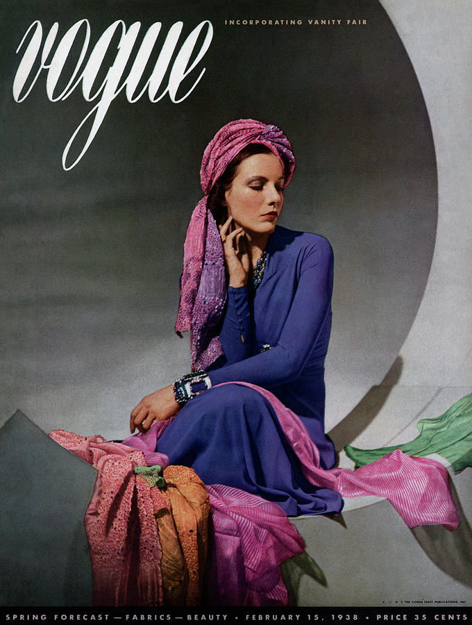 Vogue Cover featuring Miss Angelica Welldon Photograph by Horst P Horst