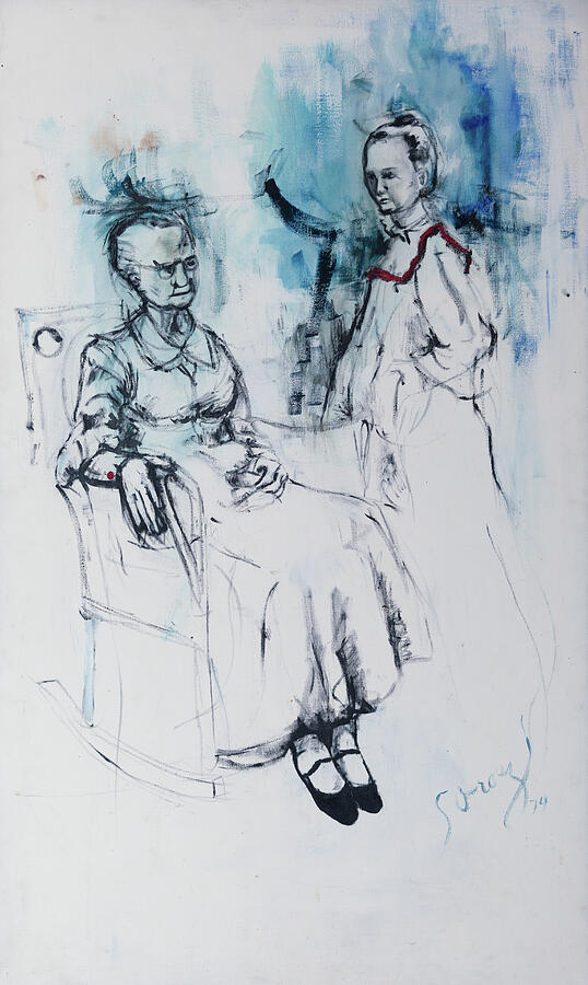 Waiting Painting by Susan Orosz