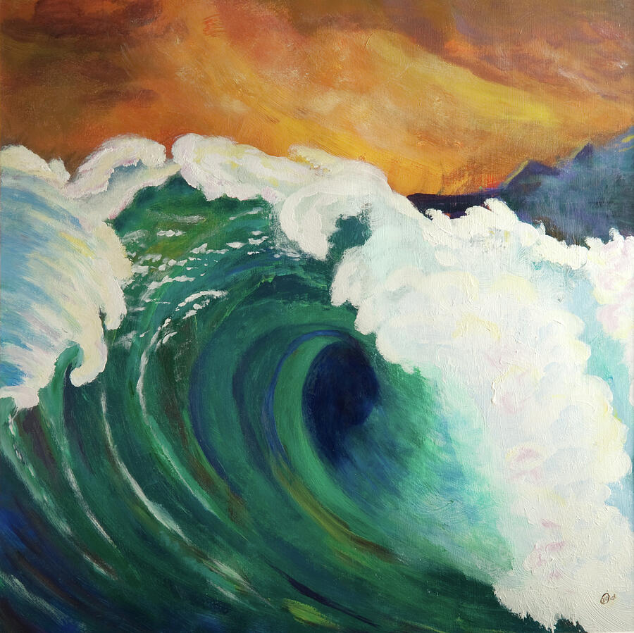 Wave of Passion Painting by Art From the Heart