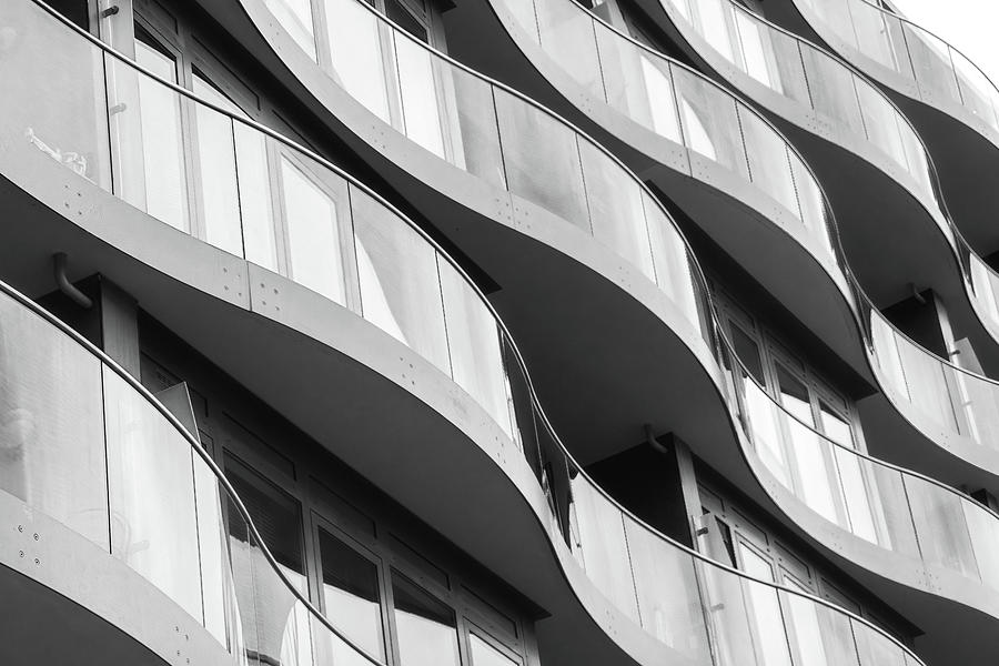Wavy balconies Photograph by Francisco Ruiz Navas
