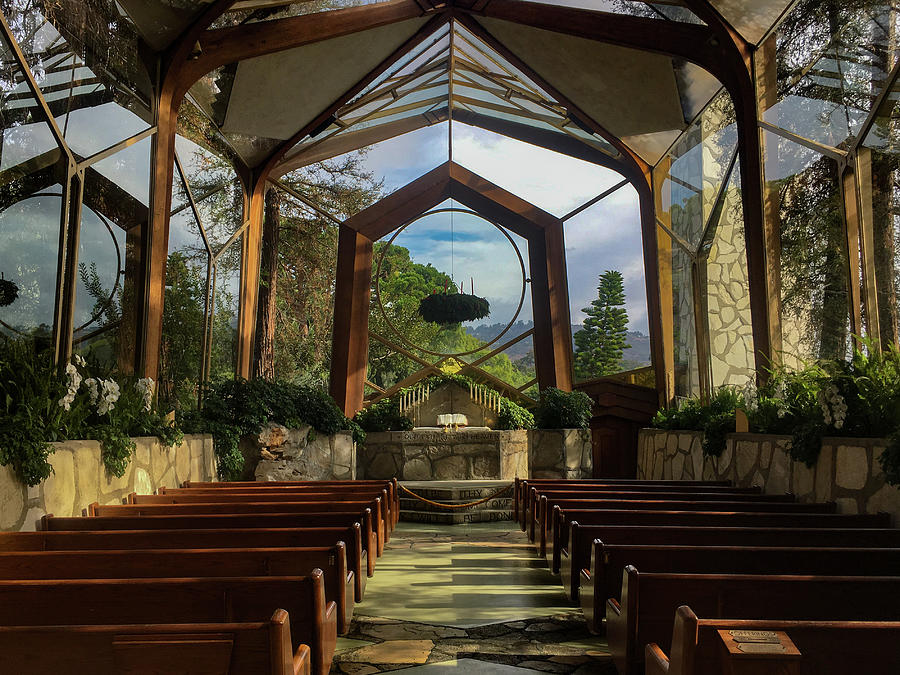 Wayfarers Chapel, The Glass Church, California Photograph by Bonnie Colgan
