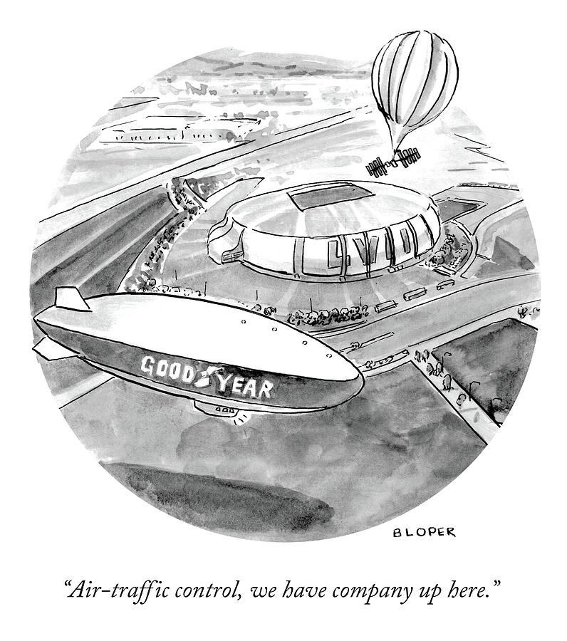 We Have Company Up Here Drawing by Brendan Loper