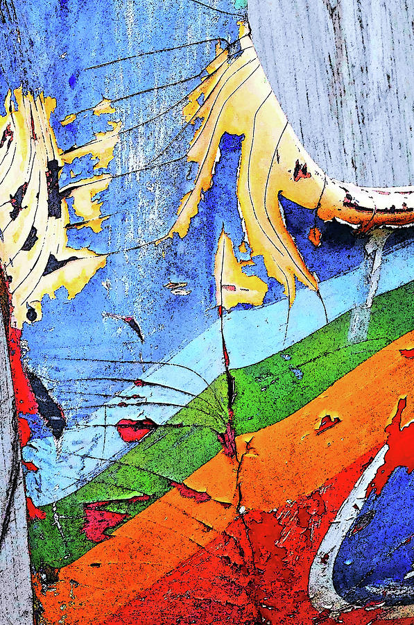 Weathered Abstract Photograph by Randall Dill