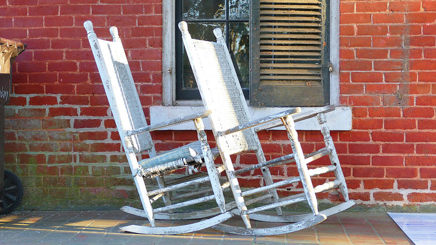 Weathered Rockers Photograph by Brian Hare