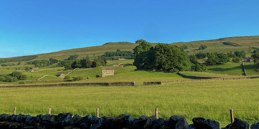 Peaceful Countryside Landscape Photograph - Wensleydale, North Yorkshire by Seeables Visual Arts