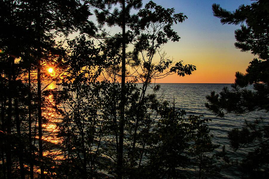 Whispers of the Lake at Sunset Photograph by Deb Beausoleil