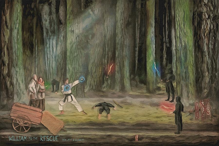 William to the Rescue Painting by Jeffrey Kolker