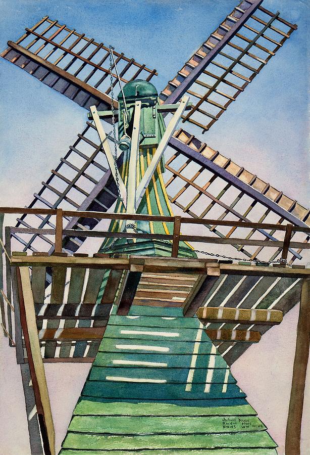 Windmill Painting by Grant Nixon