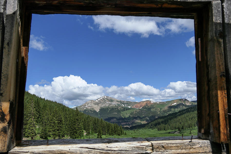 Window to the Mountains Photograph by Sunniye Buesing