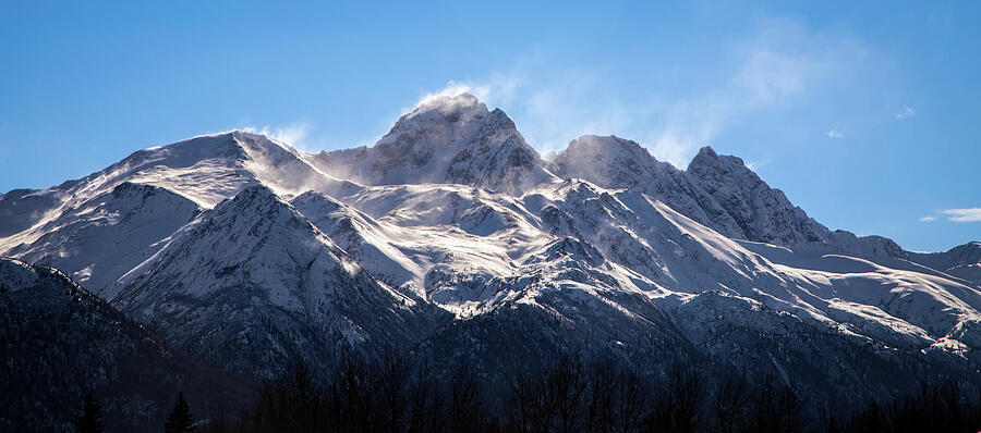 Windy Mountain Photograph by Dodie Ross