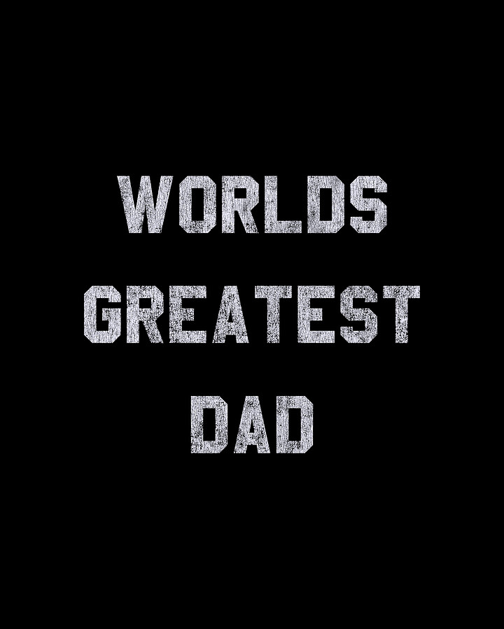 Worlds Greatest Dad Retro Digital Art by Flippin Sweet Gear
