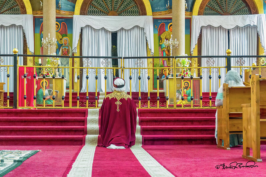 Worshippers find solace at Bole Church during Timkat Photograph by Steven Dos Remedios