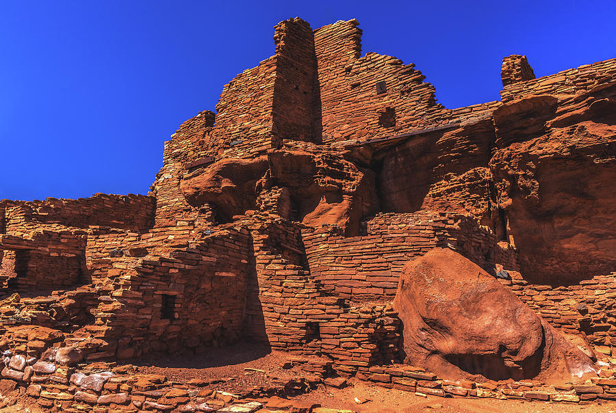 Wupatki Pueblo, Arizona Photograph by Abbie Warnock
