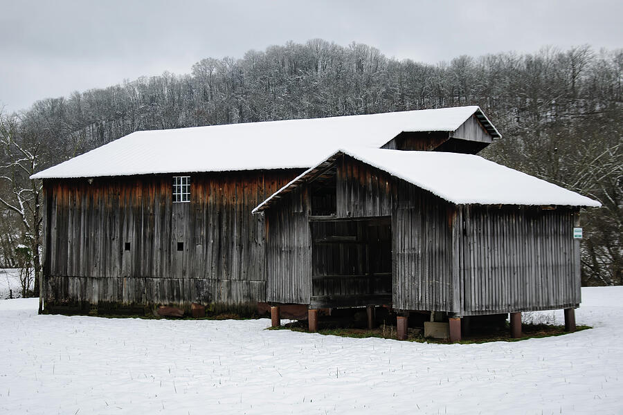 Wv Country Barn In The Winter Photograph by Flees Photos