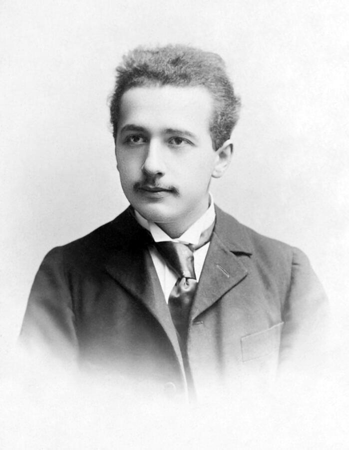 Young Albert Einstein Photograph by The Luxury Art Collection