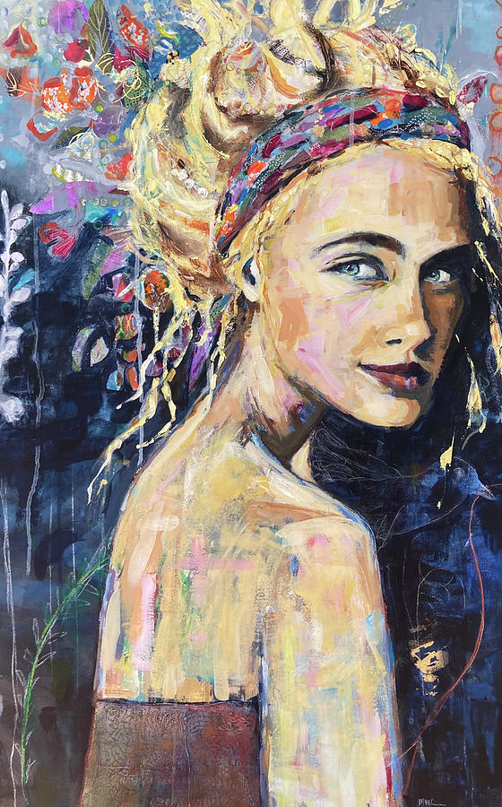 Your Smile Mixed Media by Mary Conner