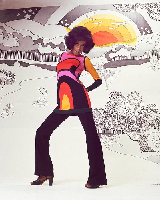 Diana Roush Model Diana Ross Portrait Session #7 by Harry Langdon
