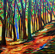 Sherman Falls Forest #1 Painting by Anita Thomas