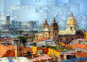 The Walled City in Cartagena de Indias Colombia #1 Digital Art by Rafael Salazar