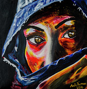 Trepidation #1 Painting by Anita Thomas